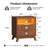 19.7'' W 2-Drawer Nightstand With Built-In Outlets And Human Sensor Light-2046541826