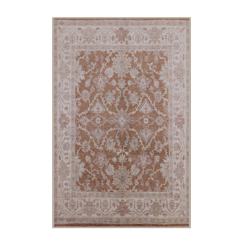 Tapis oriental beige / brun Amla, Rectangle 2 pi x 3 pi