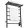 Ancona Miazzo 5-Bar Electric Wall Mount Plug-In and Hardwire Towel Warmer with Shelf