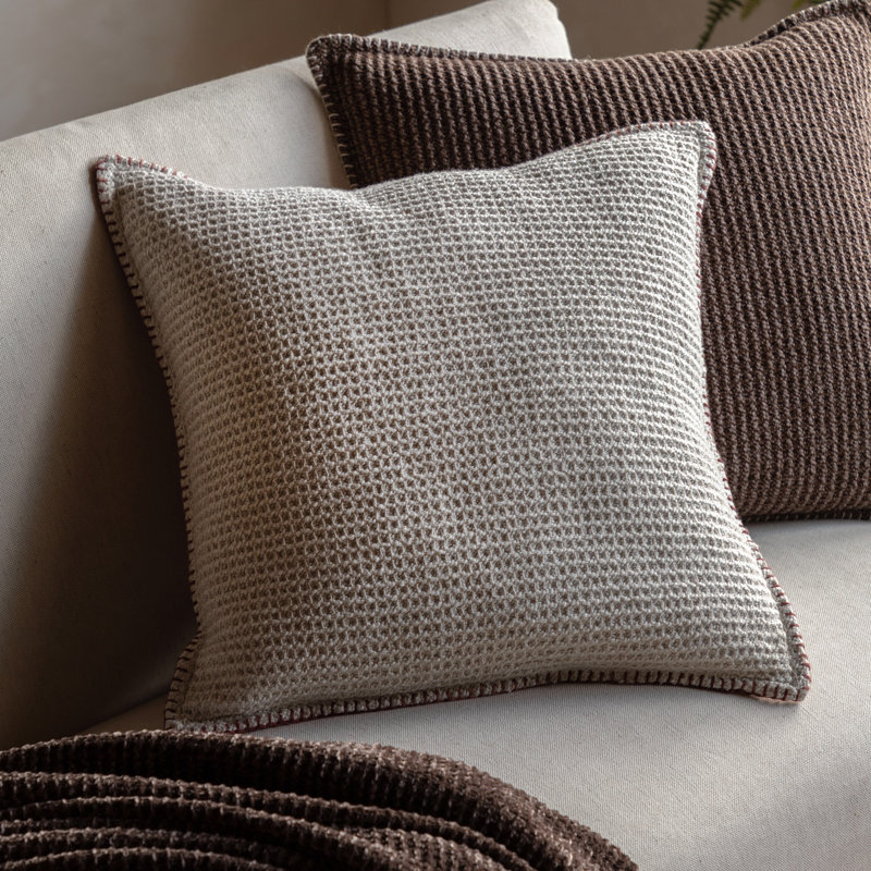 Square Cushion, Cream