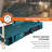  Footlocker, Expandable Under Cot Storage for Camping Gear, Green