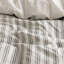 Ensemble de couette 3 pièces gris