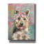 «Flower Crown Yorkshire Terrier» par Furbaby Affiliates, art mural sur toile-1754744764