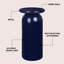 Table à boissons ronde 22,75 po en métal lustré bleu marine Miles - Table d'appoint et table d'appoint pour le salon et la chambre à coucher-862069643