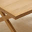 Solid Wood Cross Legs Coffee Table
