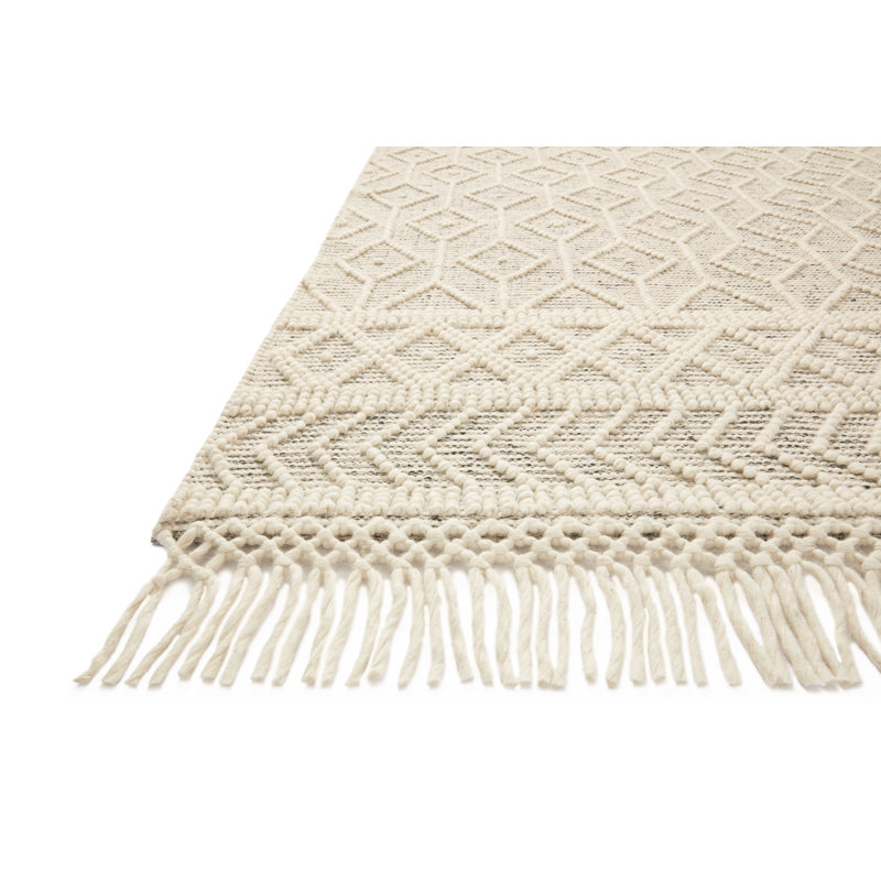 Gault Cotton Geometric Indoor Rug, Rectangle 2' x 5'