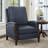 Liauro 32.3" Wide Genuine Leather Manual Push Back Recliner with Solid Wood Handrail-1636698621