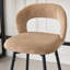 Swivel Upholstered Bar Stool with Iron Frame-1544208728