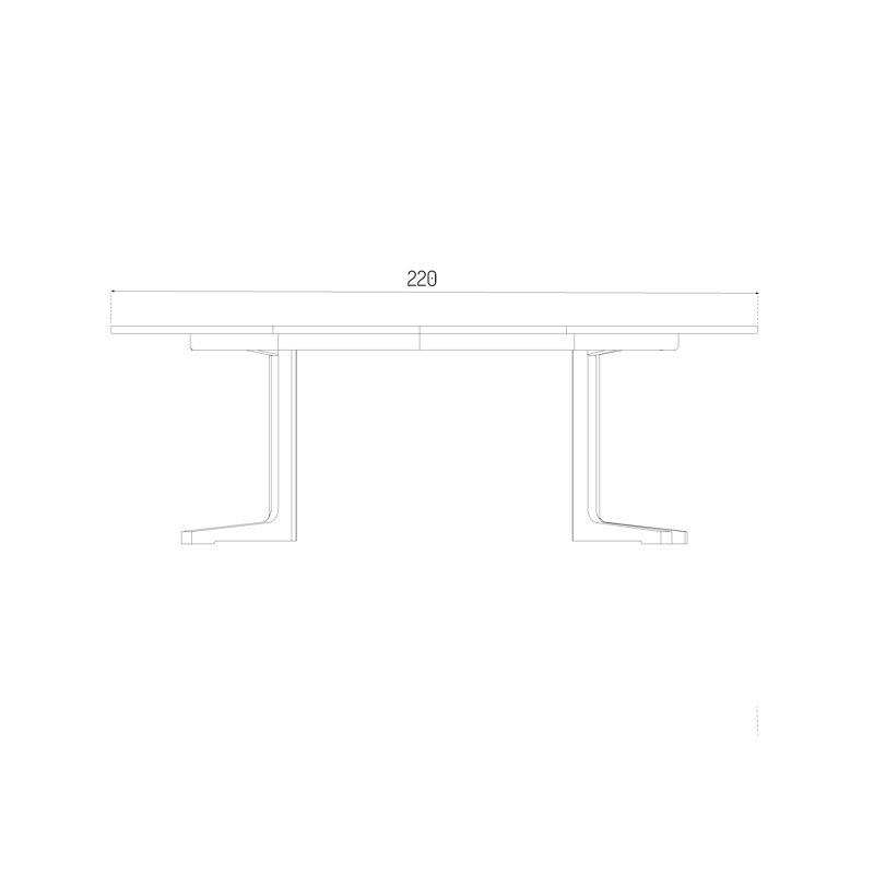 Ry Oval Solid Oak Dining Table