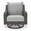 Fauteuil pivotant d'extérieur avec coussin Elite Park
