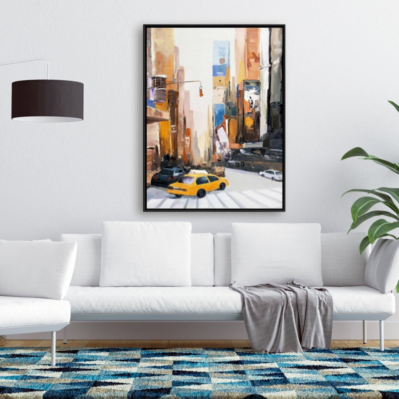 «N-y Early In The Morning», reproduction sur toile