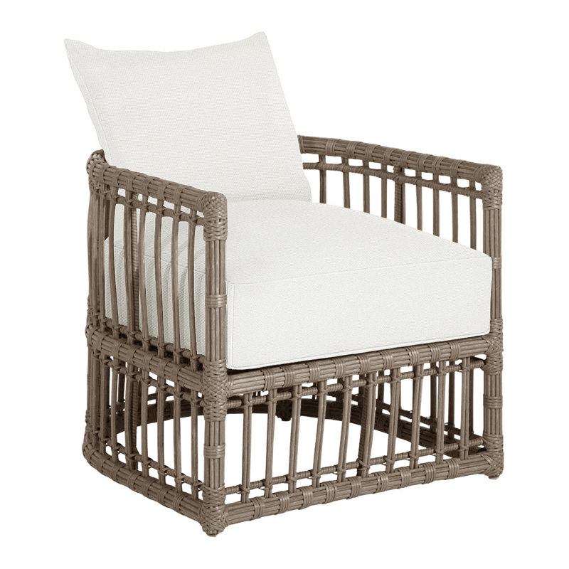 Newport Woven Barrel Chair - Onyx, Rollo Silver, Welt, Onyx