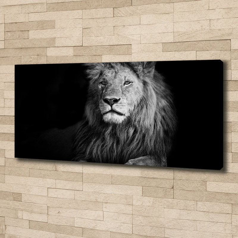 Lion - No Frame Print on Canvas