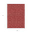 Tapis intérieur / extérieur lavable géométrique rouge et ivoire HomeRoots 9 pi x 12 pi