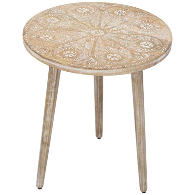 Solid Wood End Table