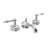 Belle Epoque Ceramic Wall Mount Console Bathroom Sink with Overflow-47904951