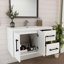 Meuble-lavabo mural droit 36 po avec lavabo en acrylique renforcé Victoria-97880884