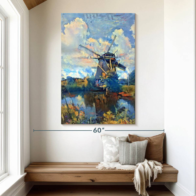 Lilie Amsterdam Windmill, 51" H x 34" W