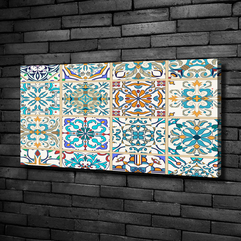 Ceramic Tiles - Wrapped Canvas Print