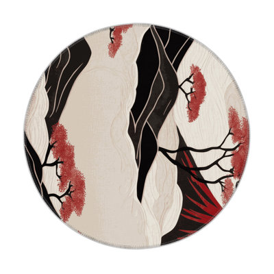 Sakura Reflections Indoor And Outdoor Area Rug