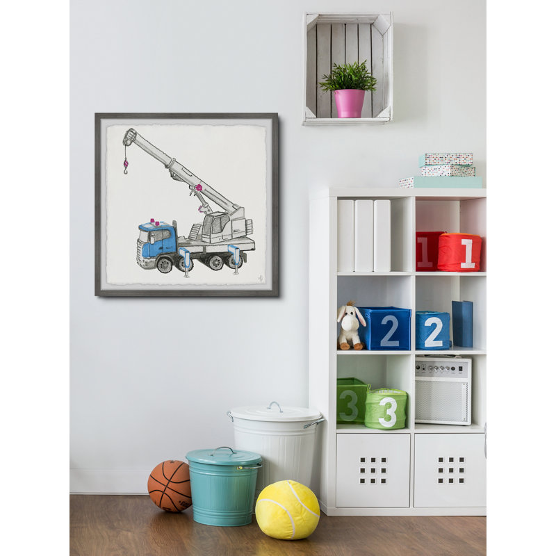 Thom Tow Truck - Print, 41cm H x 41cm W