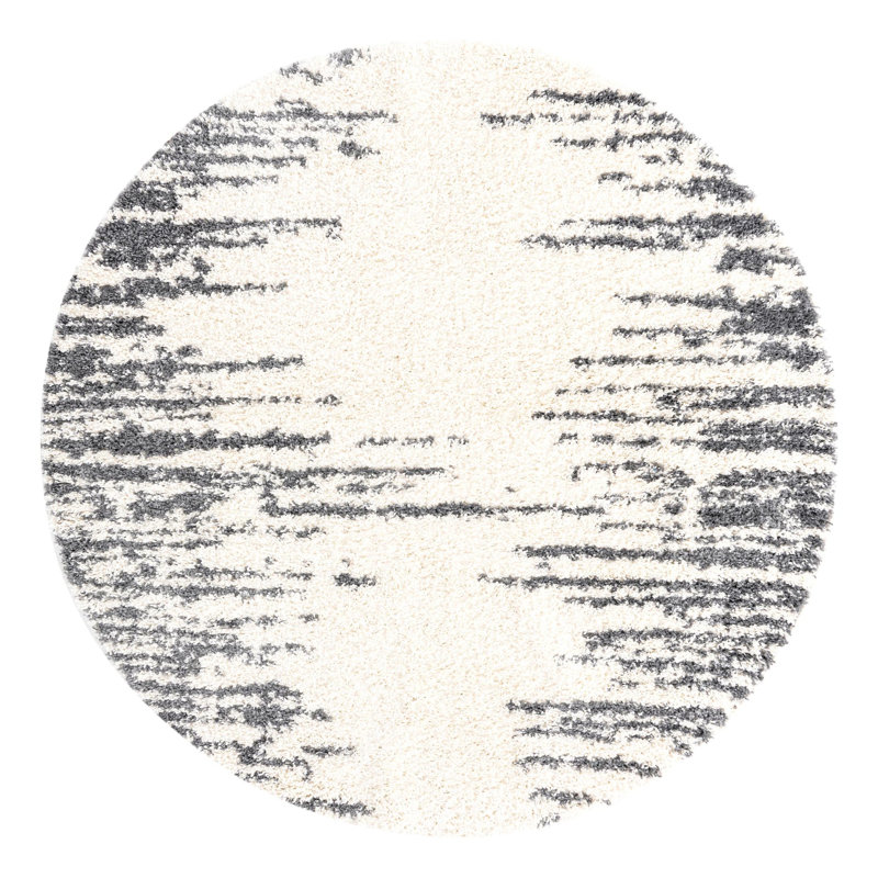 Knupp Abstract Indoor Rug, Round 7'