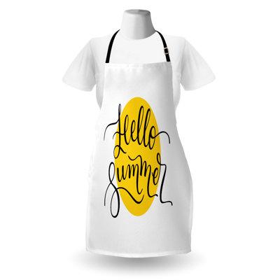 No Pattern Bib Apron