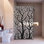 27-1/2 In W x 75 In H Industrial Style Frameless Glass Shower Silk Screen