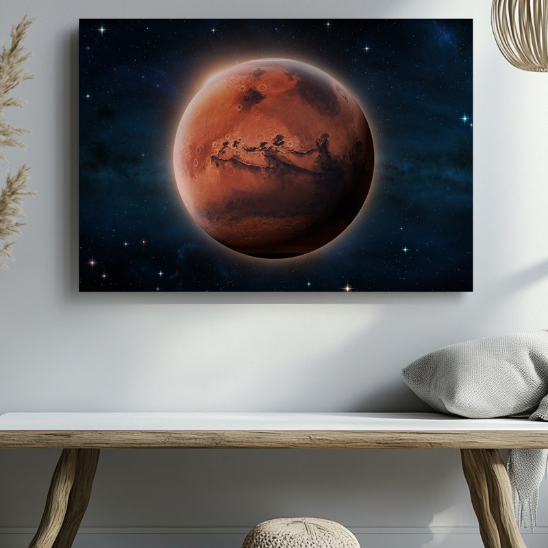 "Toile dans un vaste tableau cosmique", art mural enveloppes noires vides, H 16 po x l 20 po