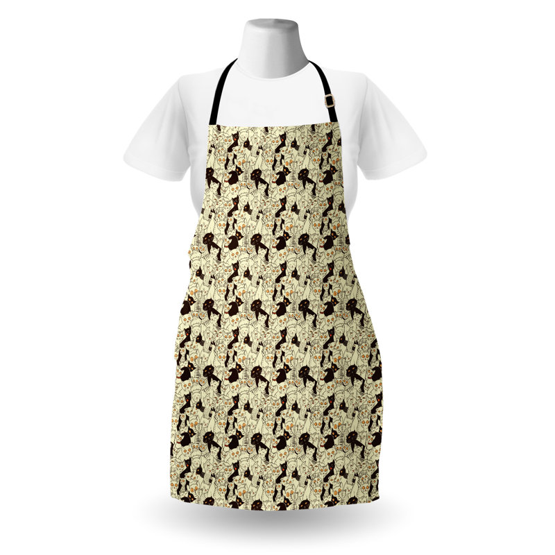 No Pattern Bib Apron