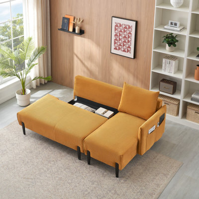 Modern Sofa79.50 Inches Long, Velvet Sofa Fabric, With Three Matching Pillows And Spacious And Comtable Seats,  Apartment Office  -