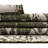 Braeleigh Geometric Machine Woven Polypropylene Indoor / Outdoor Area Rug in Green/Ivory-137652612
