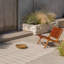 Zona Striped Area Rug in Brown/Beige/Red-703976707