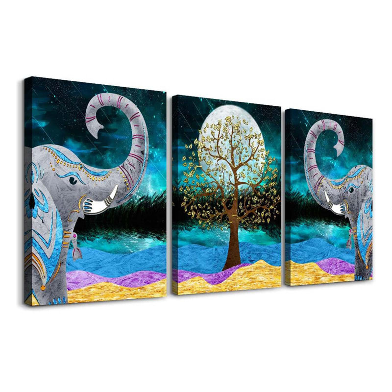 3 Piece Wrapped Canvas Wall Art