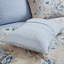 Ensemble de 7 pièces à motif floral inspiré du vin 7 pièces Cal King, beige / bleu-136228990-136228992