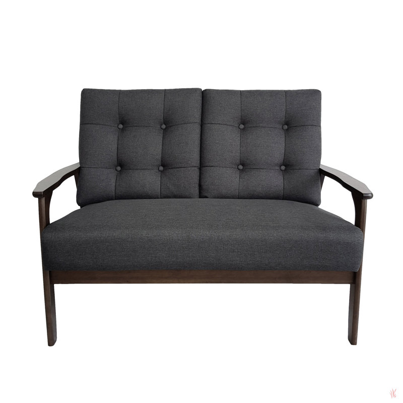 2 SEATER SOFA COUCH LOVESEAT WITH ARMREST