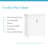 Two-Door Bathroom and Laundry Storage Cabinet with Adjustable Shelf - White Variant Product Name