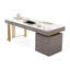Bureau double caisson en pierre frittée avec tiroirs-910476812-910476817