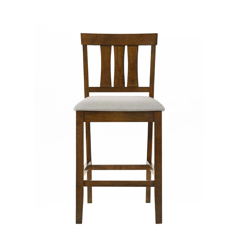 Chaises de pub à hauteur de comptoir 2 pièces, Cerisier