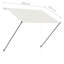 Dakota Fields 150cm D Fabric Cover Retractable Patio Awning-658641758-555311142