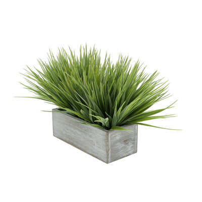 Herbe d'oignon artificielle en pot