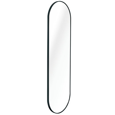 Miroir de salle de bain noir 63 po x 20 po