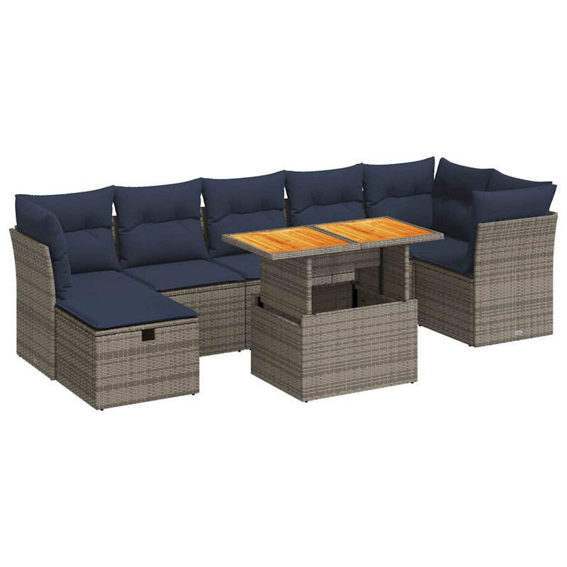 62cm Wide Patio Sofa with Cushions