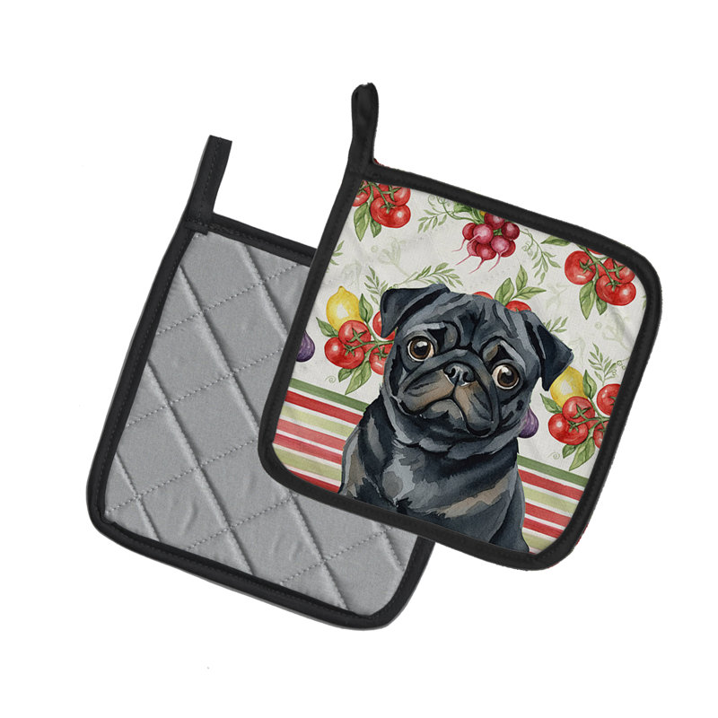 Paire de pots à légumes Black Pug