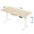 ONE PIECE Height Adjustable Standing Desk With Memory Smart Panel Office Electric Standing Computer Desk With USB Charge-1060843564-1060843562