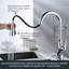 Robinet de cuisine rétractable à poignée simple Touch Down