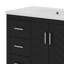 Ensemble de meuble-lavabo 30 po avec lavabo en céramique, 3 tiroirs et portes à fermeture douce-299521670-299521672