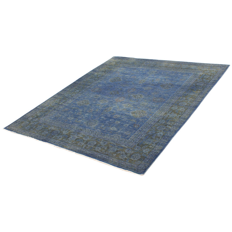 Tapis bleu Vibrance 8 pi 1 po x 9 pi 9 po