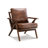 Joichiro 29.5" W Vegan Leather Upholstered Accent Chair with Solid Wood Frame-1668648604-1639343754