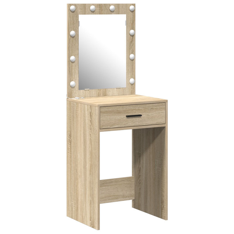 Particle Board 50 X 41 X 135 Cm Vanity Table, Sonoma Oak